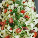 vegetable ribbons salad