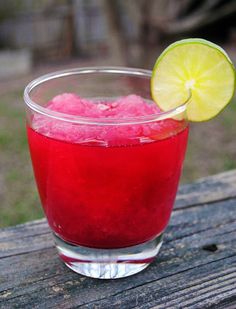pomegranate slush beverage