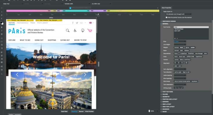 Open Source HTML Editor BlueGriffon