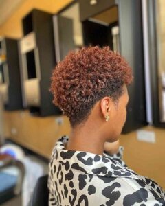 Weave with Shaved Sides for Natural Hair