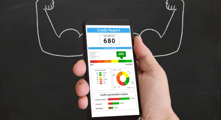 Credit score report mobile phone