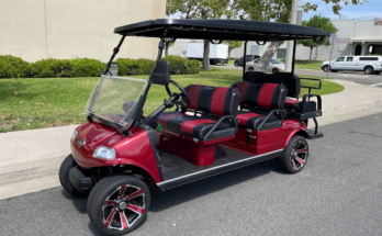 Evolution Carrier 6 Street Legal Lithium Golf Cart