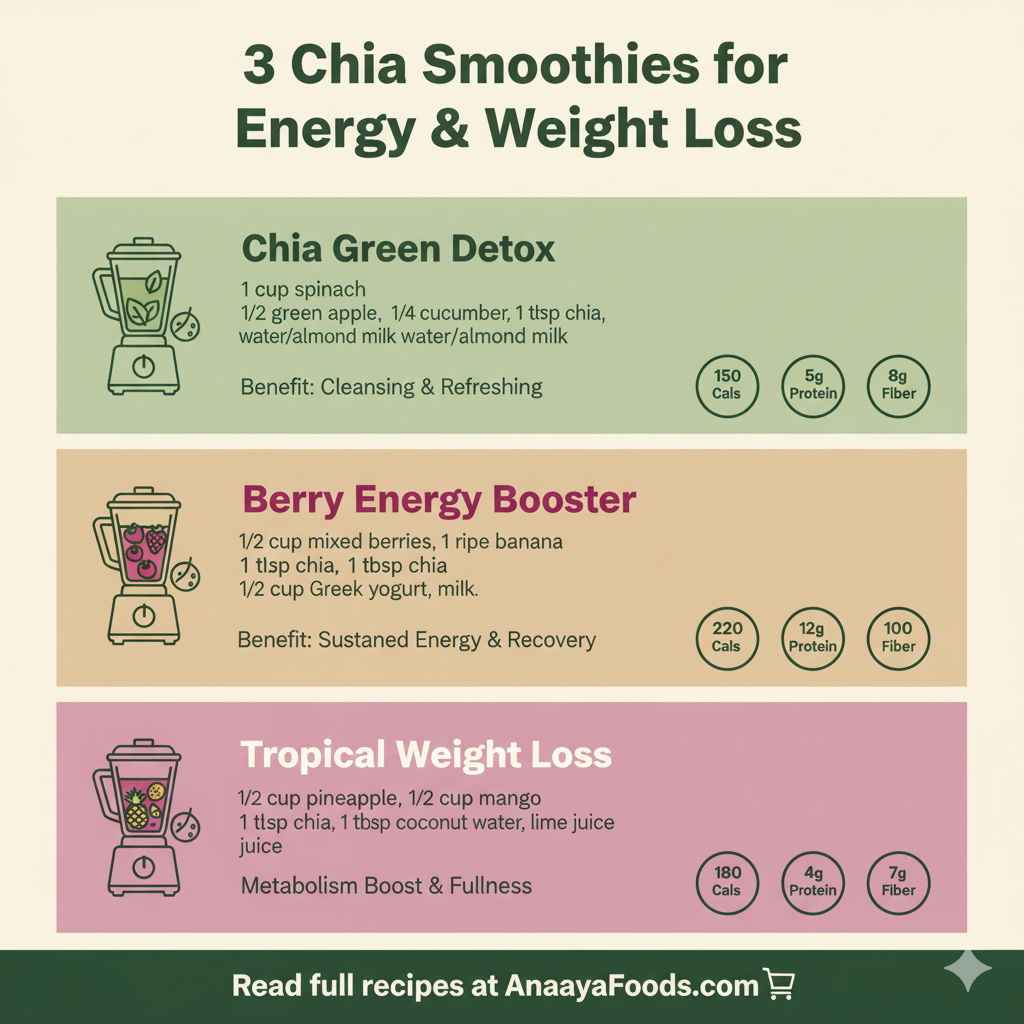 Chia Seed Smoothie Recipes