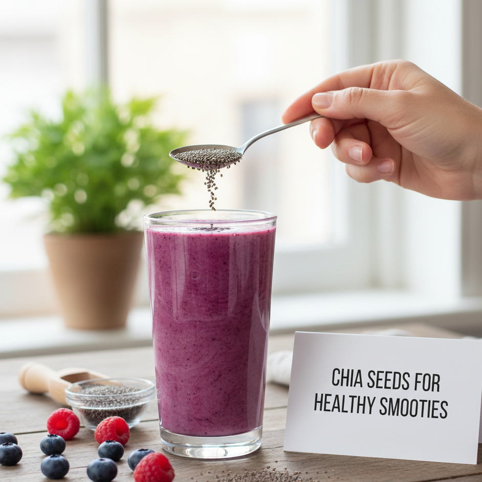 Add Chia Seeds to Smoothies