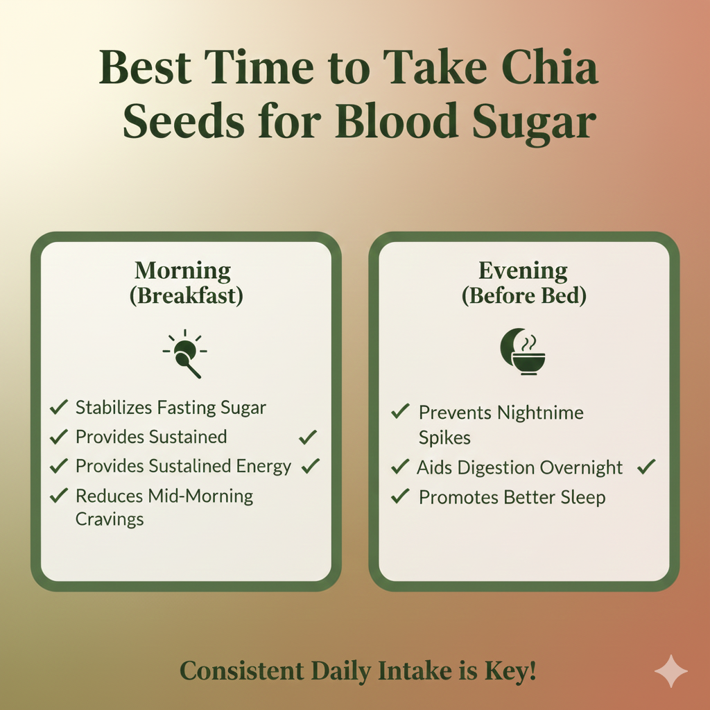 Best Time to Take Chia Seeds for Blood Sugar