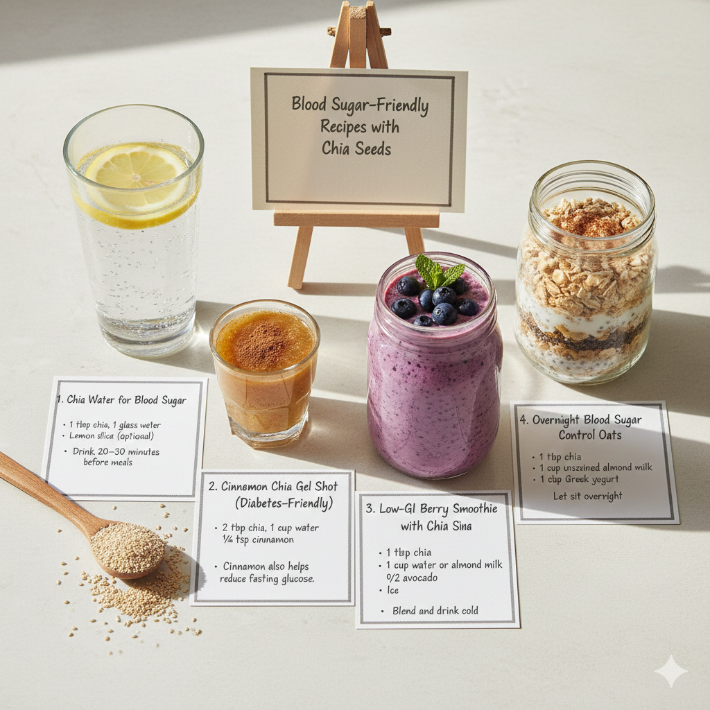Blood Sugar-Friendly Recipes with Chia Seeds