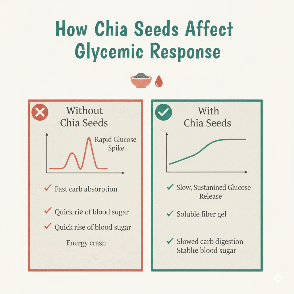 Chia Seeds Affect Glycemic Response