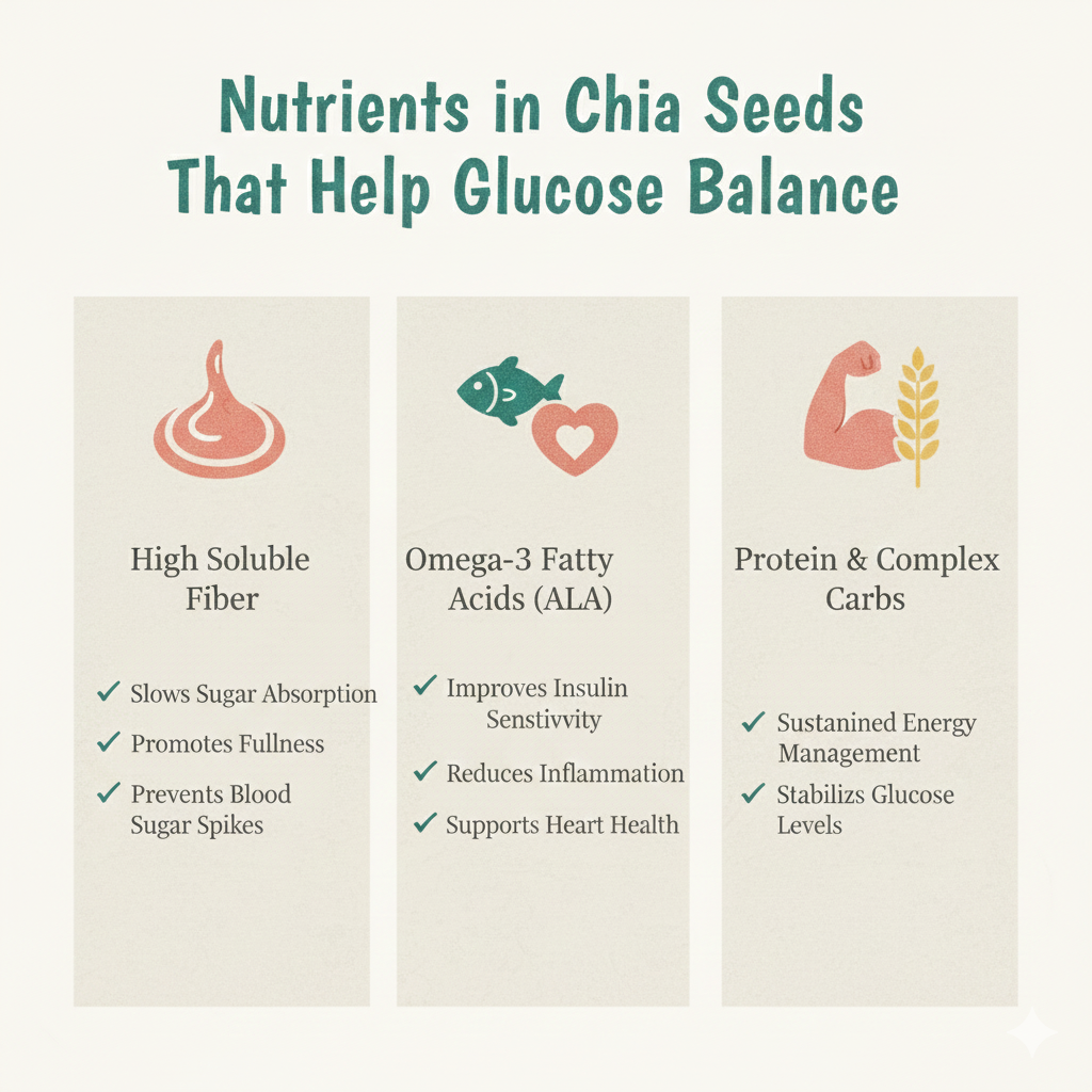 Nutrients in Chia Seeds That Help Glucose Balance