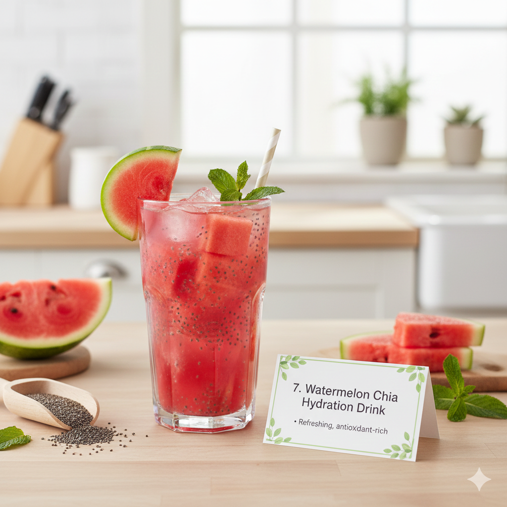 Watermelon Chia Hydration Drink