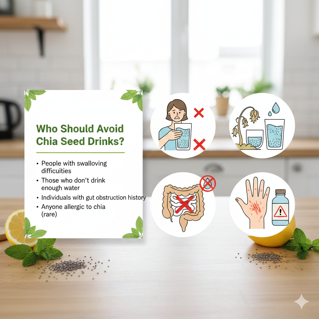 Who Should Avoid Chia Seed Drinks