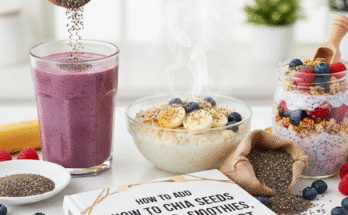 chia seeds to smooties,Oatmeal and yogurt