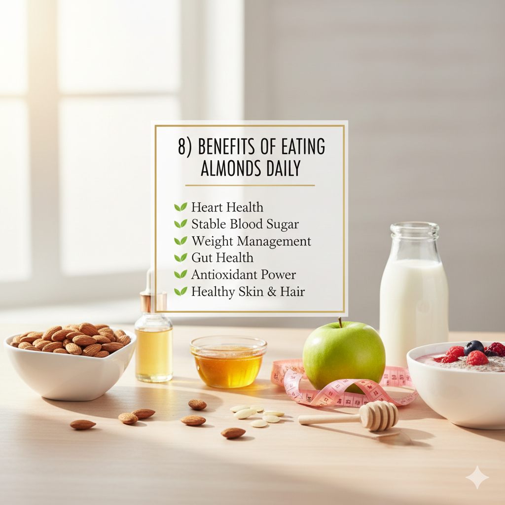 Benefits of Eating Almonds Daily