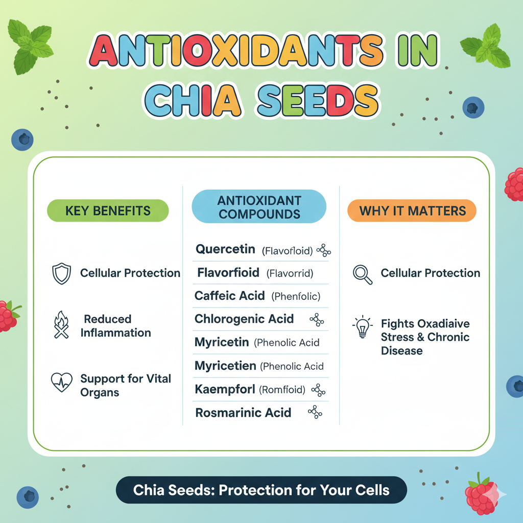 Antioxidants in Chia Seeds