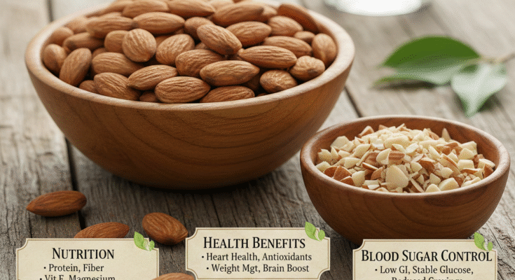 Advantages of Eating Almonds: Benefits for Heart, Blood Sugar & Health