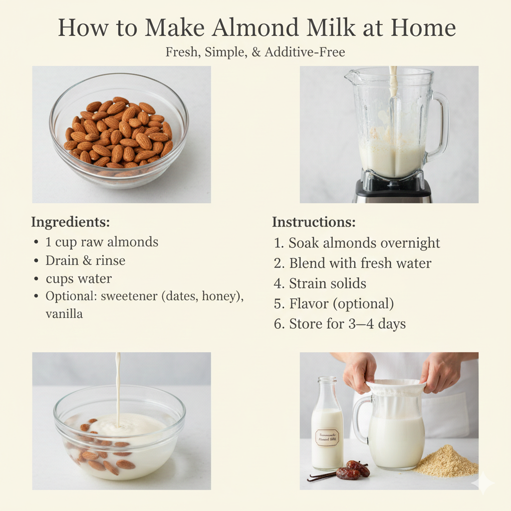 How to Make Almond Milk at Home