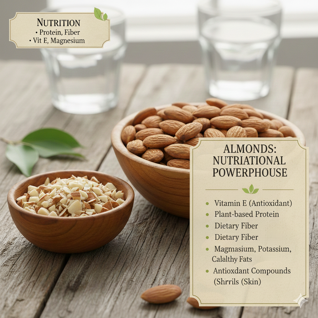 Nutritional Value of Almonds (Overview)